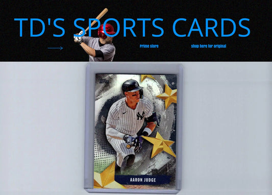 Aaron Judge Stars of MLB baseball card from 2025 Topps series with Judge stars