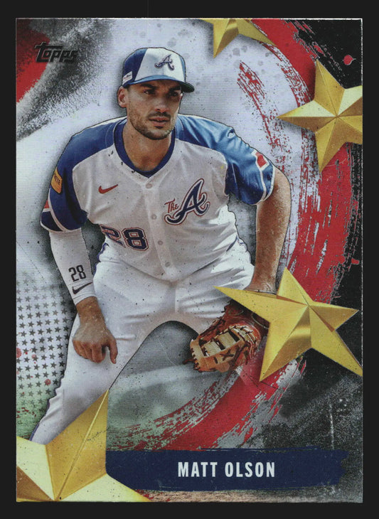 2025 Topps #SMLB-32 Matt Olson Atlanta Braves Insert - Baseball Card Single