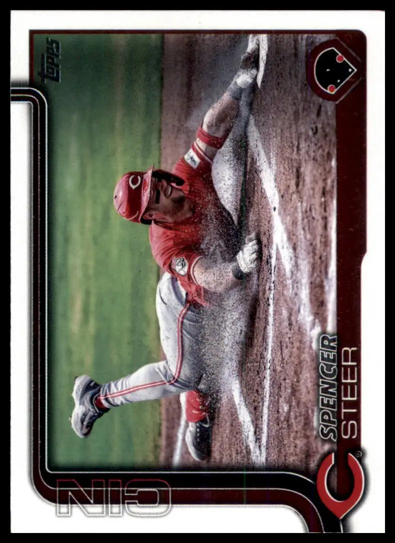 2025 Topps Spencer Steer 37 Cincinnati Reds NM - Baseball Card Single