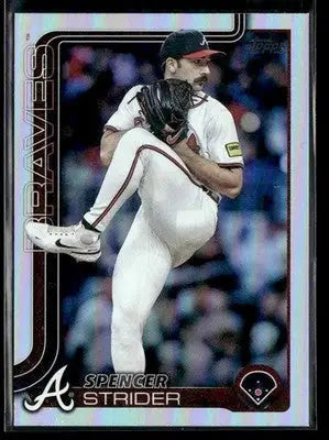 2025 Topps Spencer Strider #579 Rainbow Foil Atlanta Braves