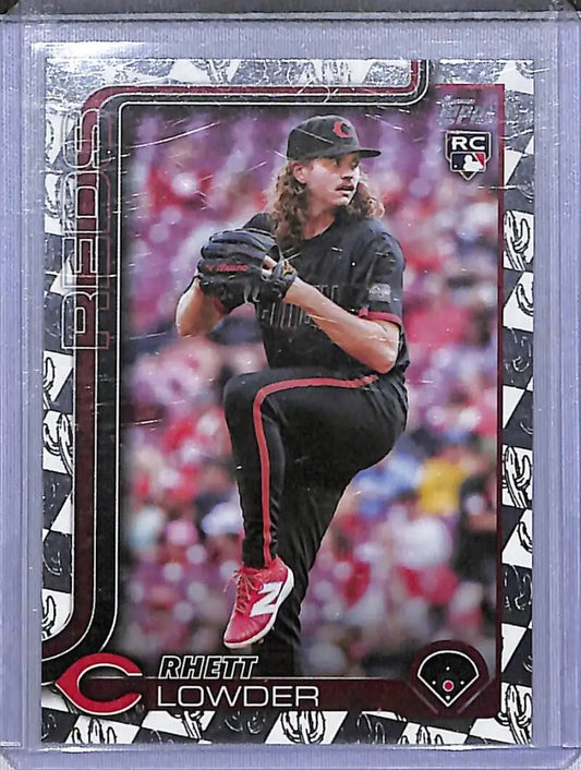 2025 Topps Spring Training #205 Rhett Lowder NM-MT RC Rookie Cincinnati Reds - Baseball Card Single