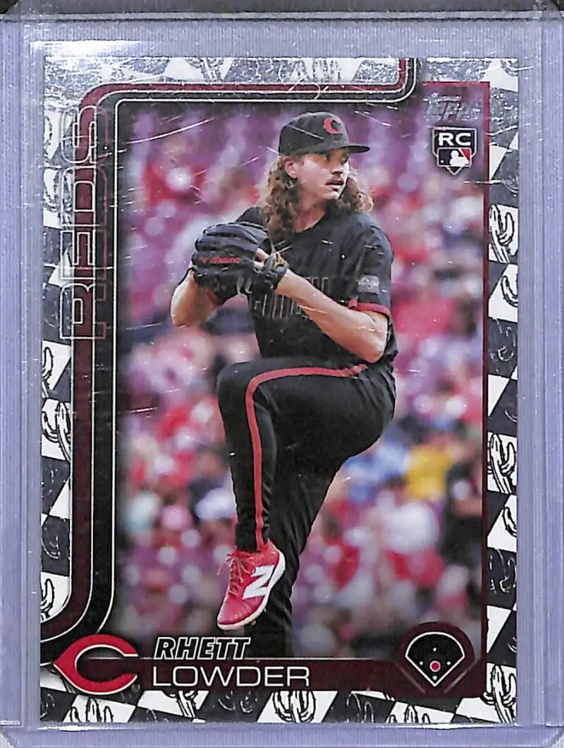 2025 Topps Spring Training #205 Rhett Lowder NM-MT RC Rookie Cincinnati Reds
