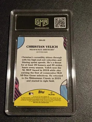 2025 Topps #SS-23 Christian Yelich Summer Superstars GMA 10 - Baseball Card Single