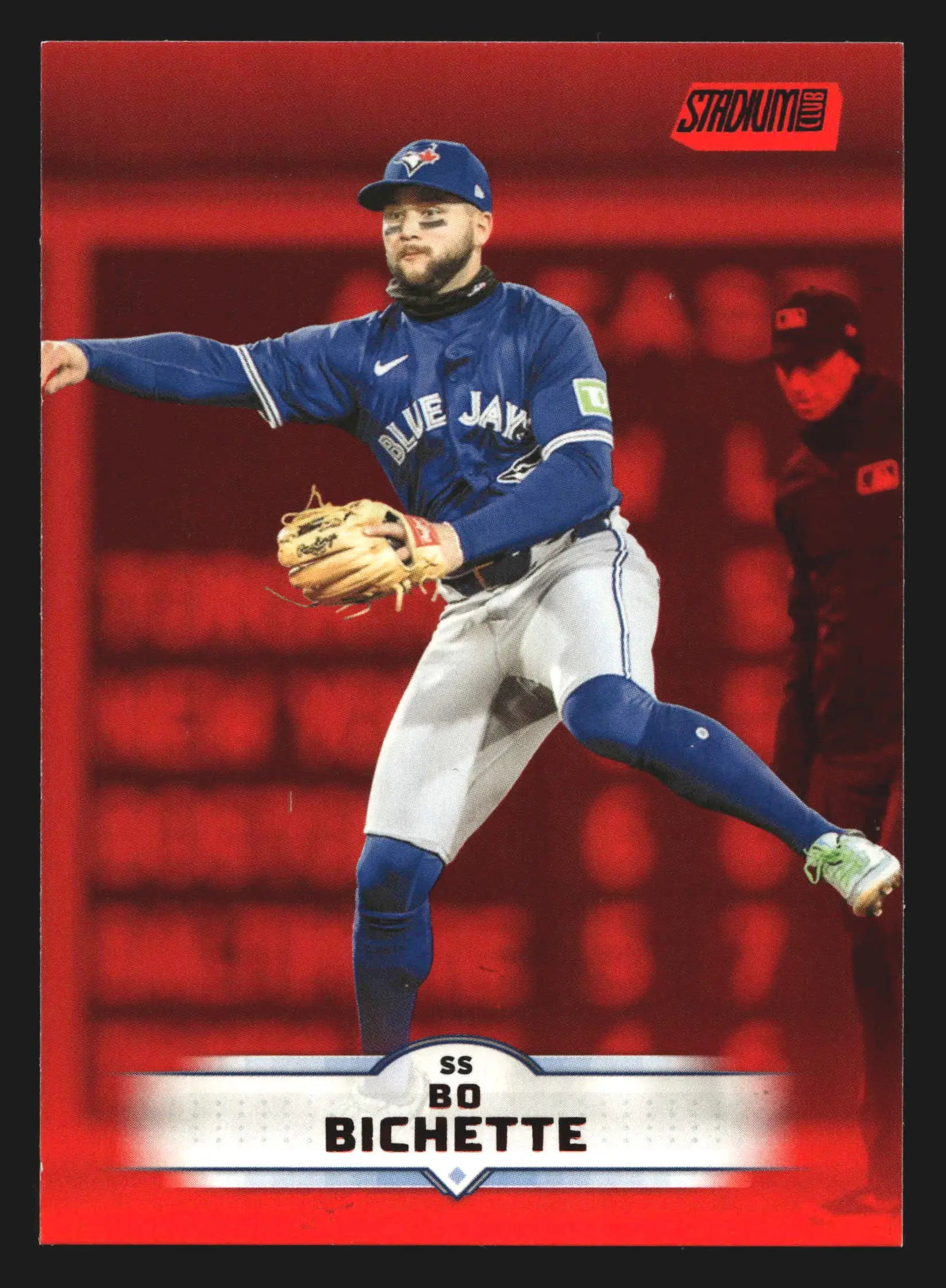 2025 Topps Stadium Club #124 Bo Bichette Red Foil Toronto Blue Jays - Baseball Card Single