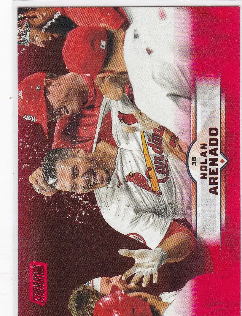 2025 Topps Stadium Club #127 Nolan Arenado Red Parallel St Louis Cardinals - Baseball Card Single