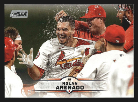2025 Topps Stadium Club #127 Nolan Arenado St. Louis Cardinals - Baseball Card Single