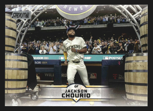 2025 Topps Stadium Club #138 Jackson Chourio Milwaukee Brewers - Baseball Card Single