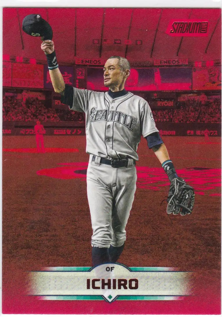 2025 Topps Stadium Club #182 Ichiro Red Parallel Seattle Mariners - Baseball Card Single