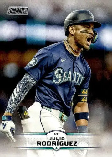 2025 Topps Stadium Club #185 Julio Rodriguez NM Near Mint Mariners ID:82680 - Baseball Card Single