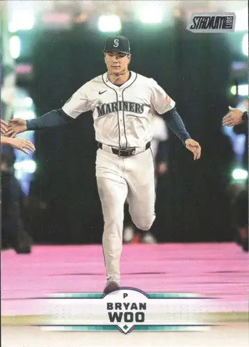 2025 Topps Stadium Club #197 Bryan Woo NM-MT Mariners ID:81934 - Baseball Card Single