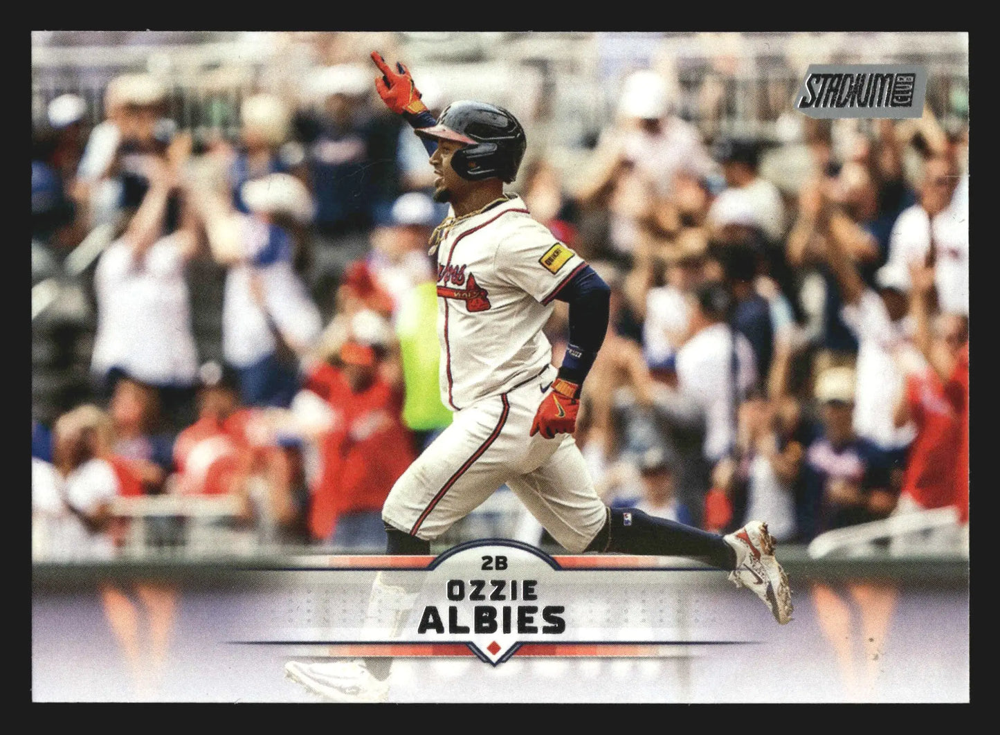 2025 Topps Stadium Club #40 Ozzie Albies Atlanta Braves