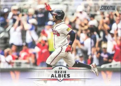 2025 Topps Stadium Club #40 Ozzie Albies NM Near Mint Braves ID:82654 - Baseball Card Single