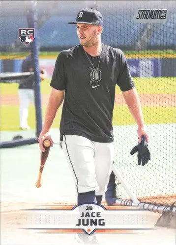 2025 Topps Stadium Club #47 Jace Jung NM Near Mint RC Rookie Tigers ID:82656 - Baseball Card Single