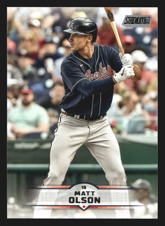 2025 Topps Stadium Club #5 Matt Olson Atlanta Braves - Baseball Card Single