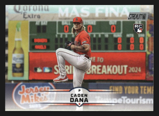 2025 Topps Stadium Club #54 Caden Dana Los Angeles Angels RC - Baseball Card Single