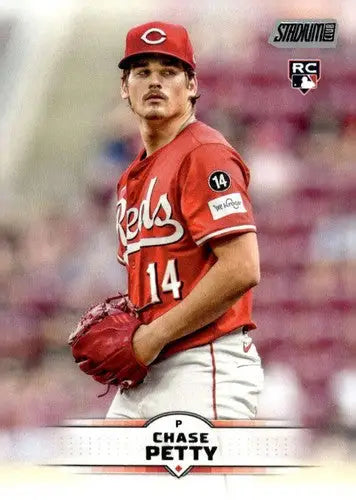 2025 Topps Stadium Club #59 Chase Petty EX/NM RC Rookie Reds ID:82657 - Baseball Card Single