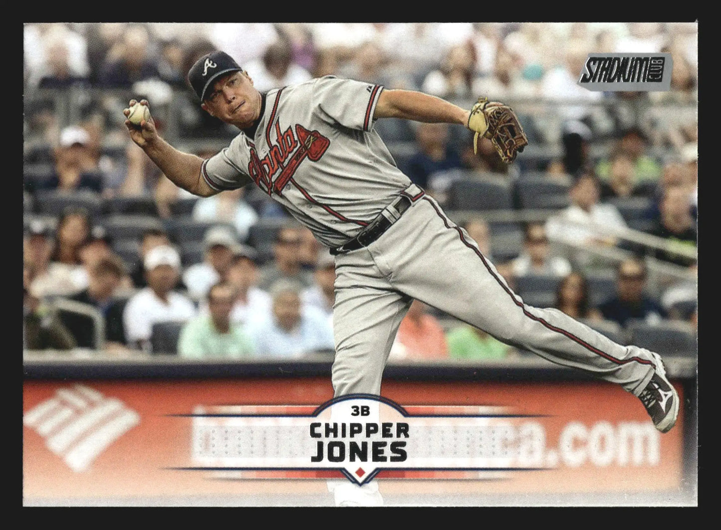 2025 Topps Stadium Club #84 Chipper Jones Braves HOF