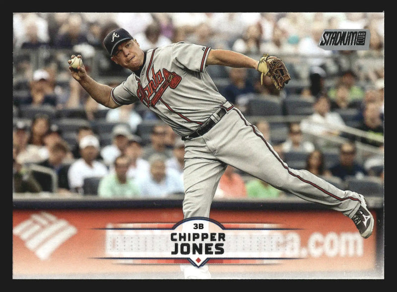 2025 Topps Stadium Club #84 Chipper Jones Braves HOF