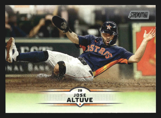 2025 Topps Stadium Club #97 Jose Altuve Houston Astros - Baseball Card Single