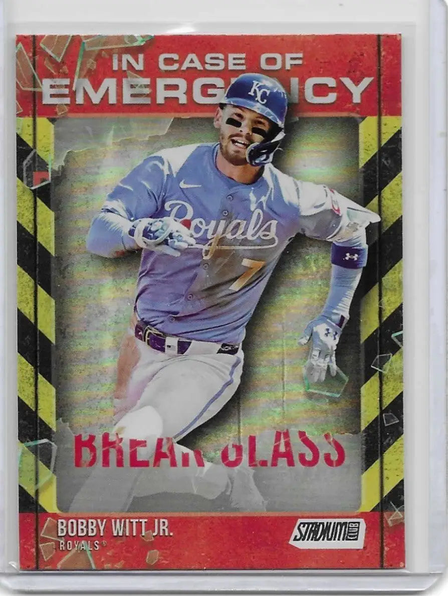 2025 Topps Stadium Club Bobby Whitt Jr. Break Glass Foil Insert SP (c-56) - Baseball Card Single