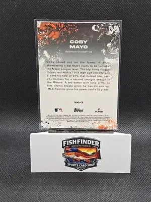 2025 Topps Stadium Club Coby Mayo Orioles Yours For The Taking RC #YK-7 - Baseball Card Single