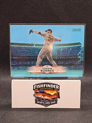 2025 Topps Stadium Club - CORBIN BURNES #100 Light Blue Parallel Diamondback - Baseball Card Single