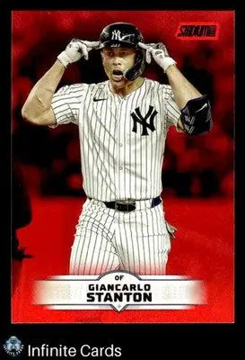 2025 Topps Stadium Club GIANCARLO STANTON #104 Red Foil New York Yankees