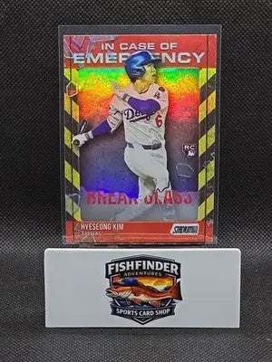 2025 Topps Stadium Club - In Case of Emergency Hyeseong Kim #ICE-18 (RC) - Baseball Card Single