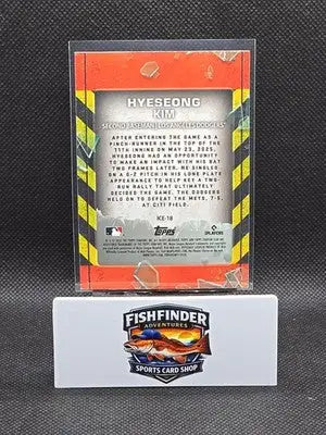 2025 Topps Stadium Club - In Case of Emergency Hyeseong Kim #ICE-18 (RC) - Baseball Card Single