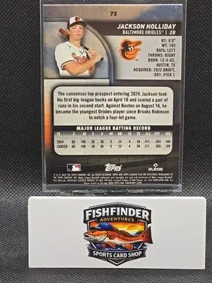 2025 Topps Stadium Club - Jackson Holliday #73 Red Foil - Baseball Card Single