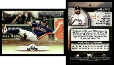 2025 Topps Stadium Club JOSE ALTUVE #97 [Base] Houston Astros