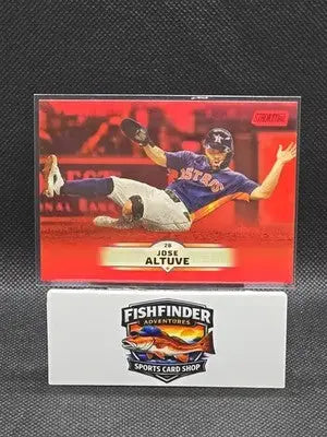 2025 Topps Stadium Club - Jose Altuve #97 Red Foil - Baseball Card Single