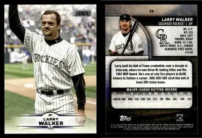 2025 Topps Stadium Club LARRY WALKER #36 HOF [Base] Colorado Rockies HOF