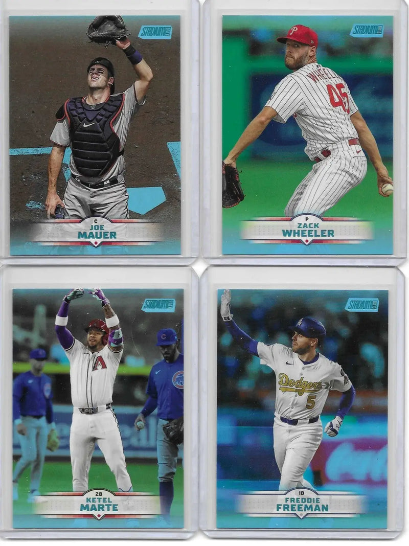2025 Topps Stadium Club Light Blue 177 Joe Mauer c-67 - Baseball Card Single