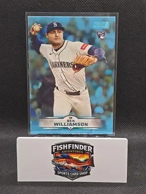 2025 Topps Stadium Club Light Blue Foil Ben Williamson #163 Seattle Mariners - Baseball Card Single