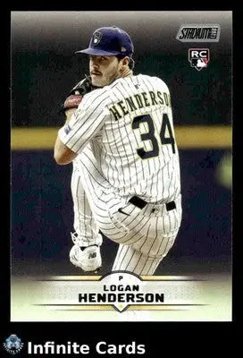 2025 Topps Stadium Club LOGAN HENDERSON #13 [Base] Milwaukee Brewers RC