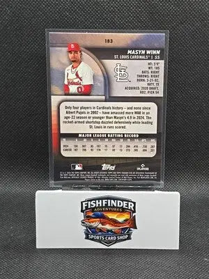 2025 Topps Stadium Club - Masyn Winn #183 Light Blue Foil - Baseball Card Single
