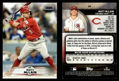2025 Topps Stadium Club MATT MCLAIN #39 [Base] Cincinnati Reds