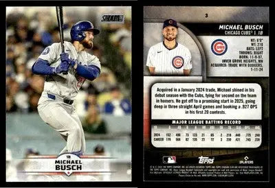 2025 Topps Stadium Club MICHAEL BUSCH #3 [Base] Chicago Cubs