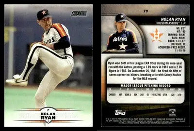 2025 Topps Stadium Club NOLAN RYAN #79 Houston Astros HOF