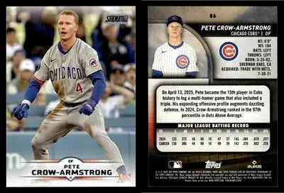 2025 Topps Stadium Club PETE CROW-ARMSTRONG #86 [Base] Chicago Cubs
