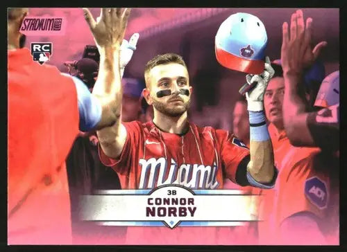 2025 Topps Stadium Club Pink Foil #149 Connor Norby NM Near Mint RC Roo ID:82639 - Baseball Card Single
