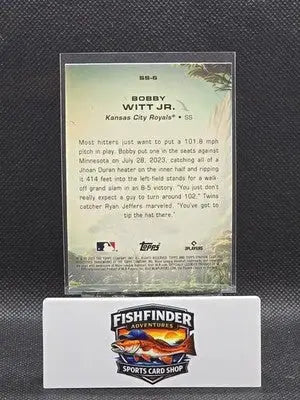 2025 Topps Stadium Club - Savage Sluggers Bobby Witt Jr. #SS-6 - Baseball Card Single
