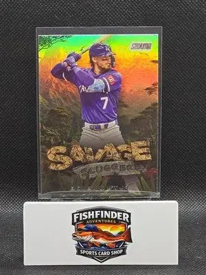 2025 Topps Stadium Club - Savage Sluggers Bobby Witt Jr. #SS-6 - Baseball Card Single