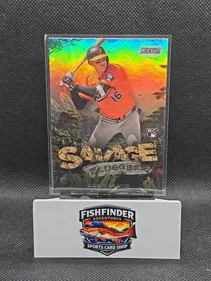 2025 Topps Stadium Club - Savage Sluggers Coby Mayo #SS-22 (RC) - Baseball Card Single