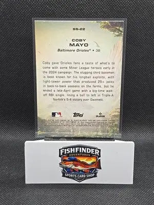 2025 Topps Stadium Club - Savage Sluggers Coby Mayo #SS-22 (RC) - Baseball Card Single