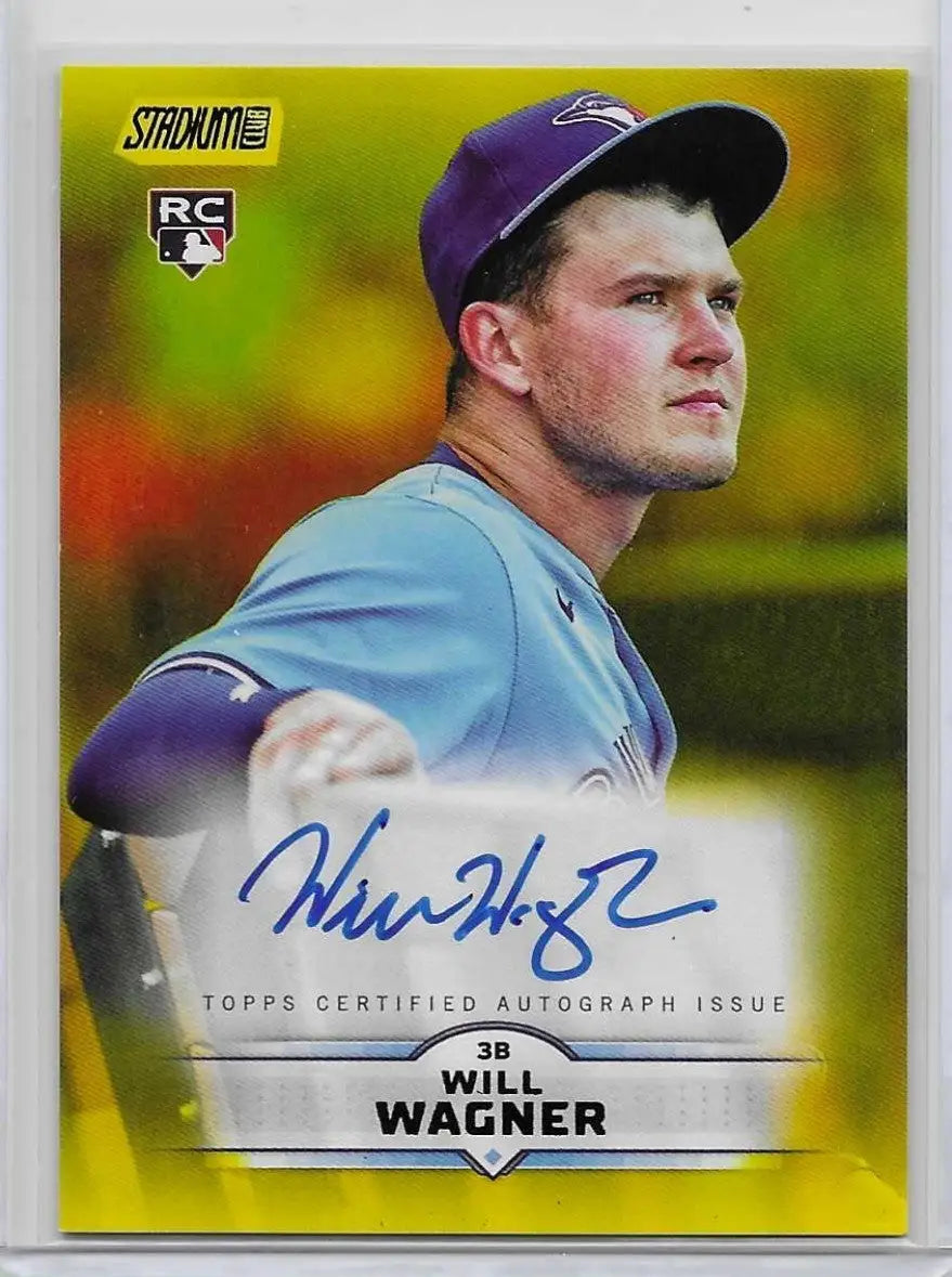2025 Topps Stadium Club #SCBA-WW Will Wagner Auto Padres Blue Jays RC (c-53)