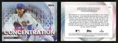 2025 Topps Stadium Club SHOTA IMANAGA #C-15 Concentration Chicago Cubs