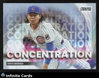 2025 Topps Stadium Club SHOTA IMANAGA #C-15 Concentration Chicago Cubs