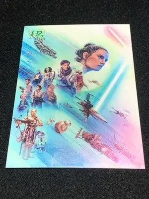 2025 Topps Star Wars Chrome Galaxy #26 The Resistance Mojo Fractor #45/50 Rey - Star Wars Card Single